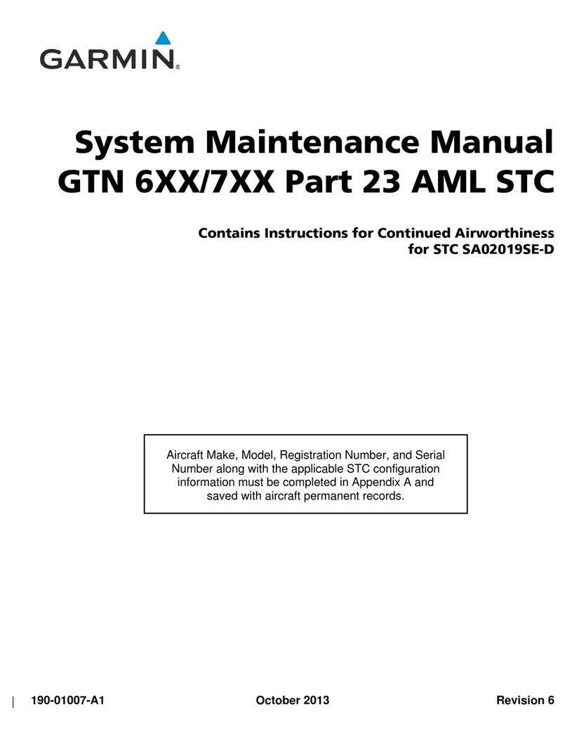 Garmin GTN 6 series Maintenance manual