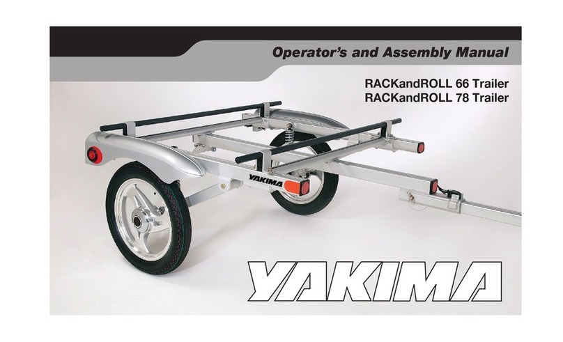 Yakima rackandroll 66 Operation and assembly manual