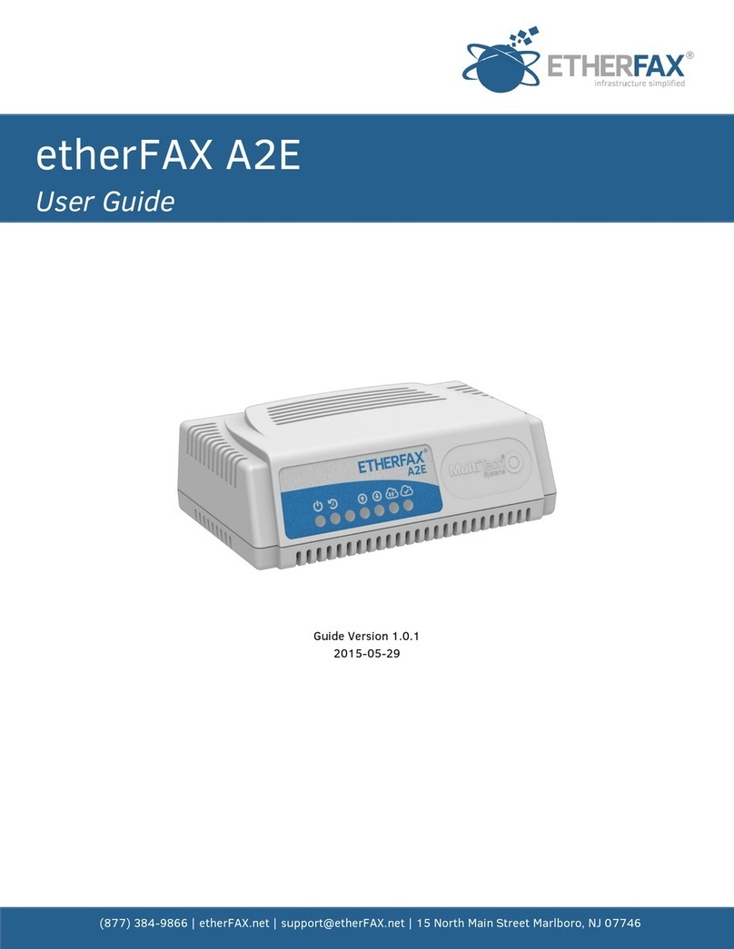 etherFAX A2E user guide