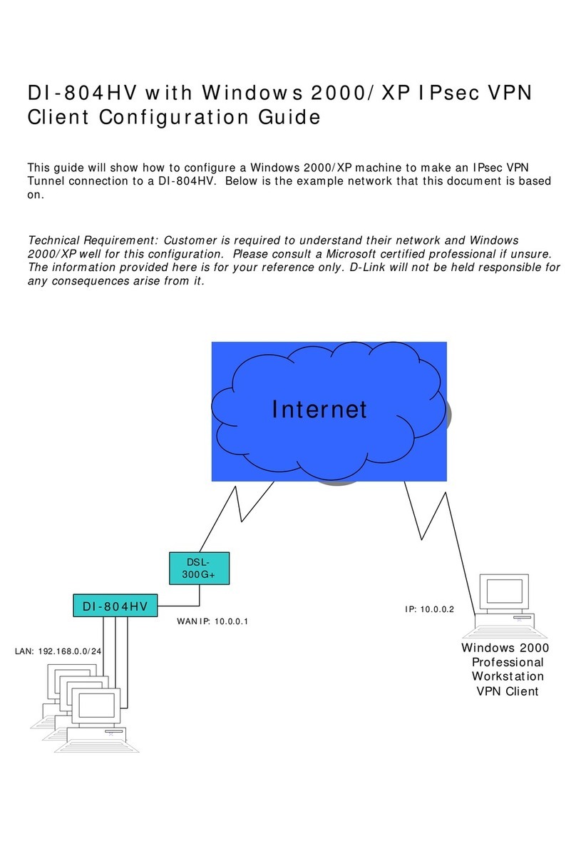 D-Link DI-804HV - Express ENwork Router User manual