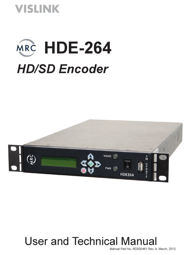 Vislink HDE-264 User and technical manual