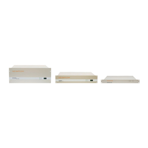 ND SatCom SKYWAN IDU 7000 manual