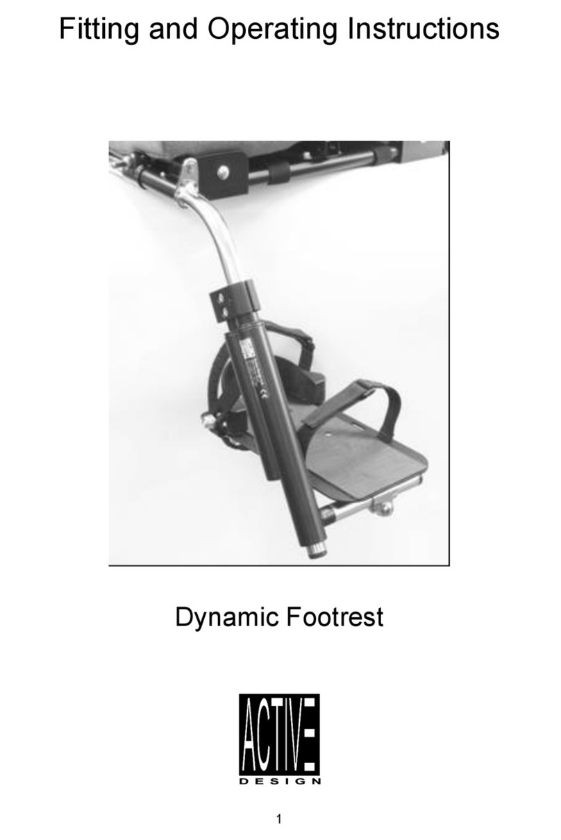 Active Design Dynamic Footrest User manual