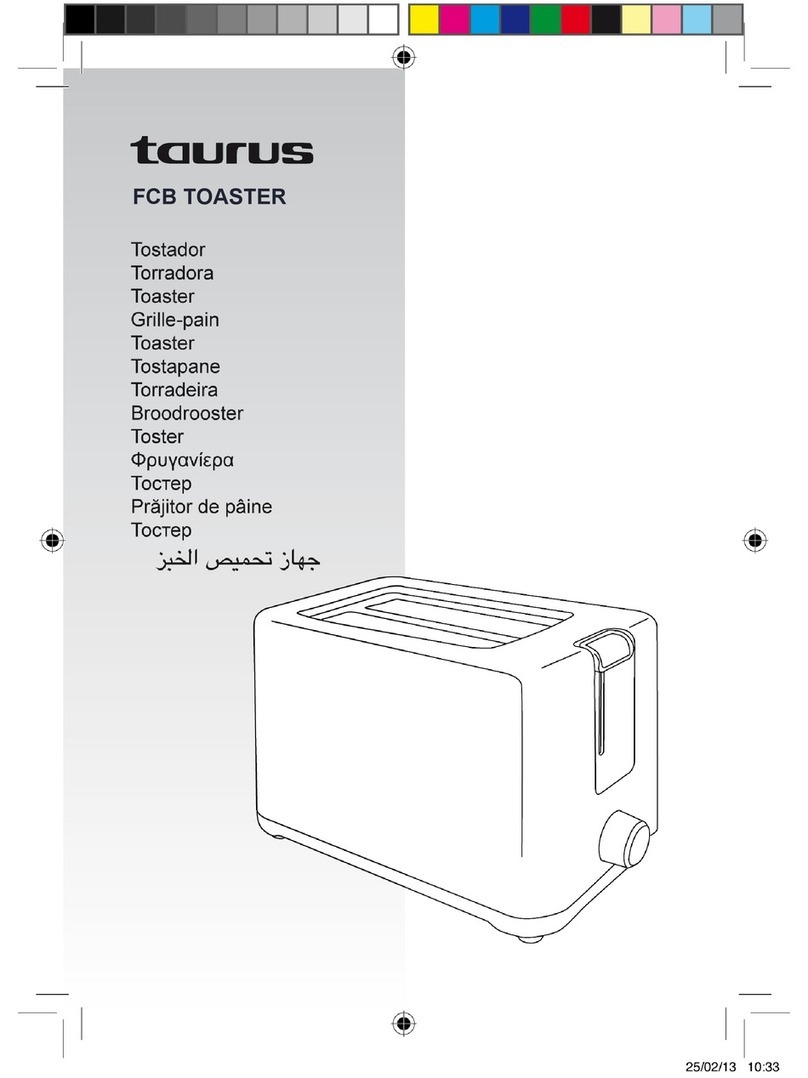 Taurus FCB TOASTER User manual