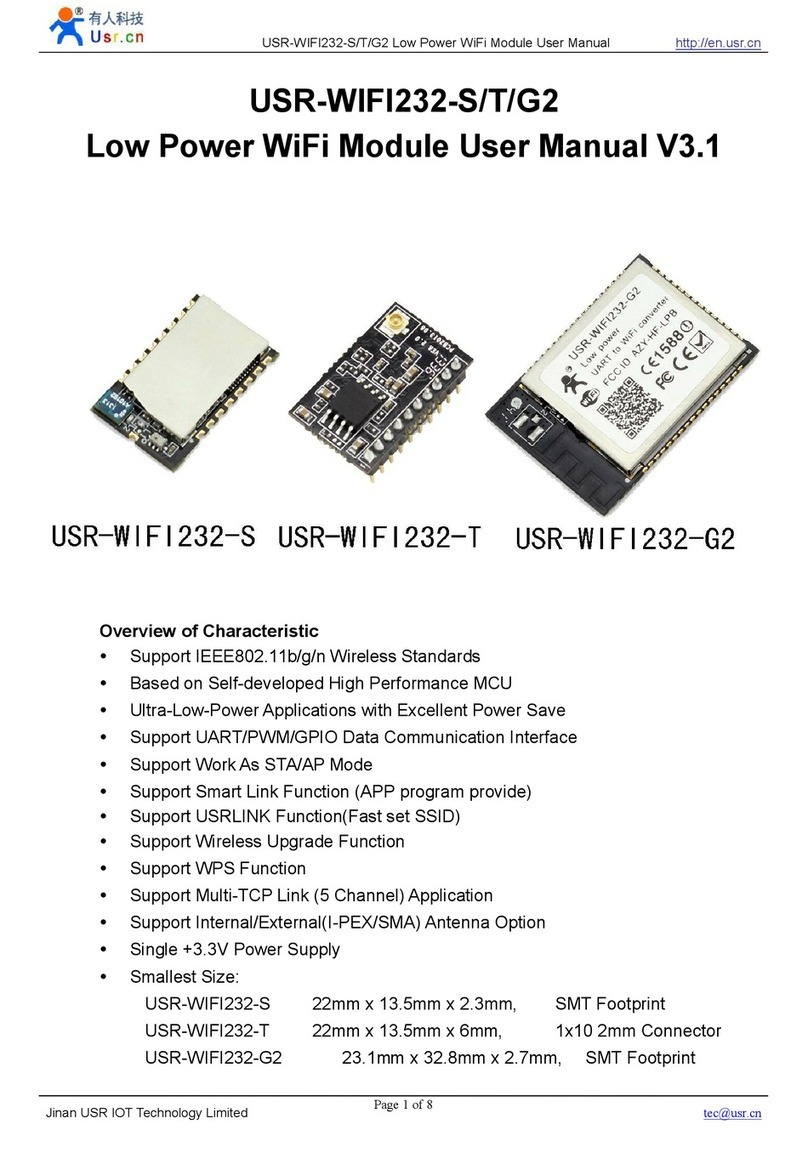 Jinan USR IOT Technology USR-WIFI232-S user manual