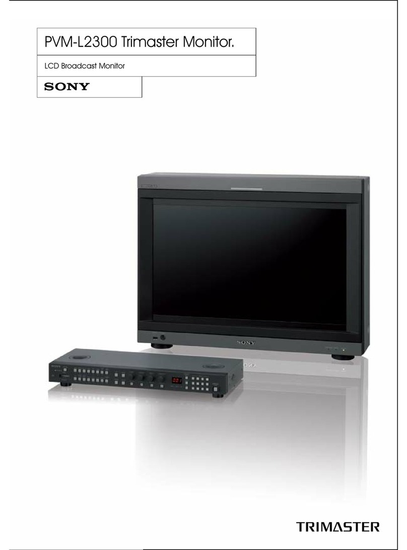 Sony PVM-L2300 User manual