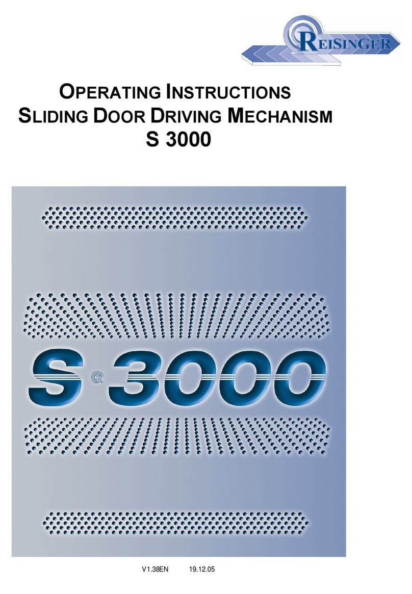 Reisinger S 3000 operating instructions