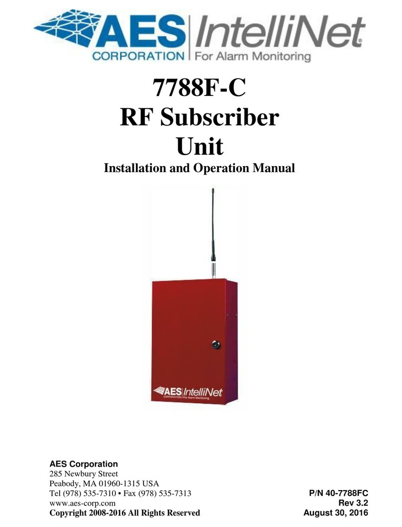 AES 7788F-C Installation and operation manual