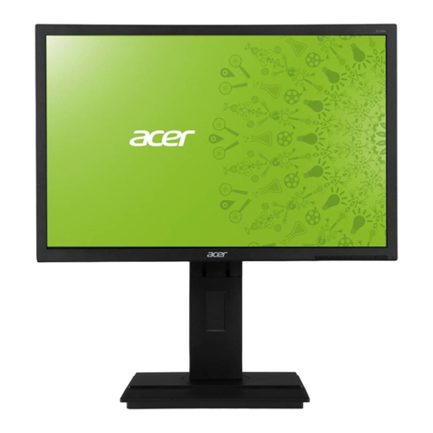 Acer B223W - Bdmr - 22" LCD Monitor User manual