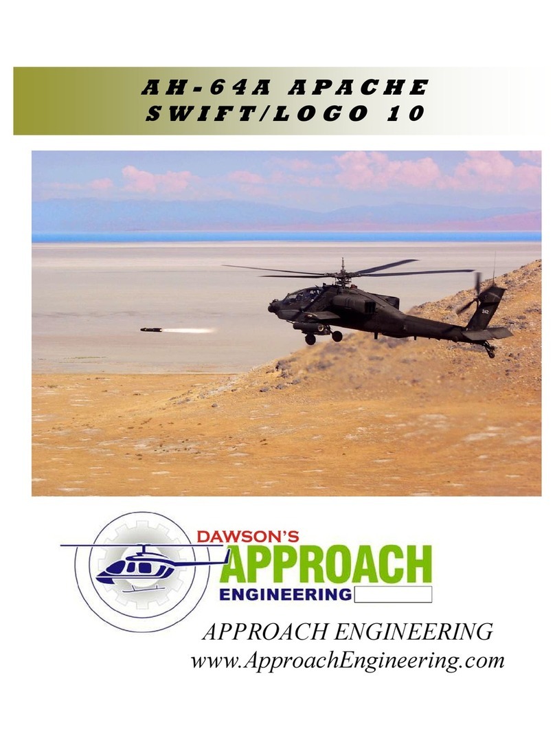 Approach Engineering AH-64A APACHE SWIFT/LOGO 10 User manual