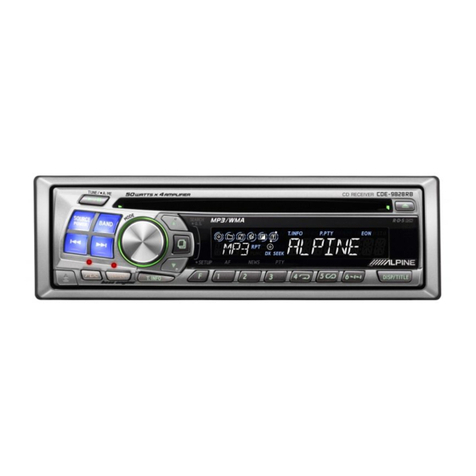 Alpine CDE- 9828RB User manual