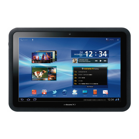 Docomo arrows tab lte F-01D User manual