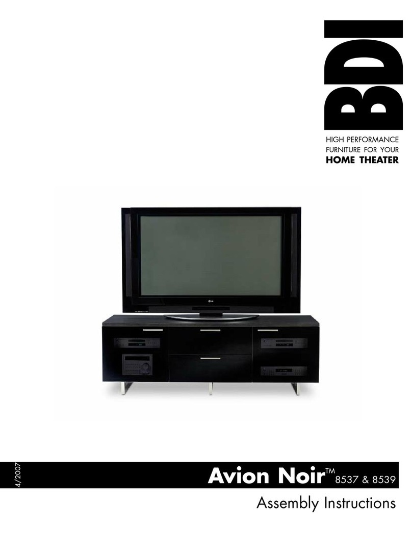 BDI Avion Noir 8537 Assembly instructions