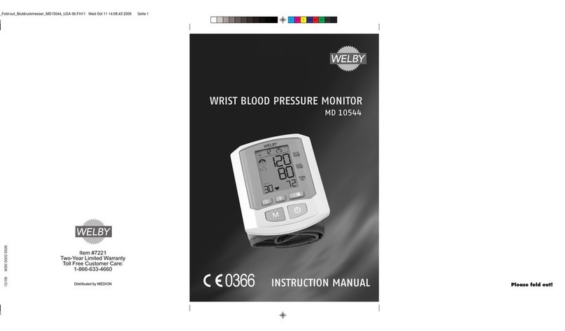 Welby MD 10544 User manual