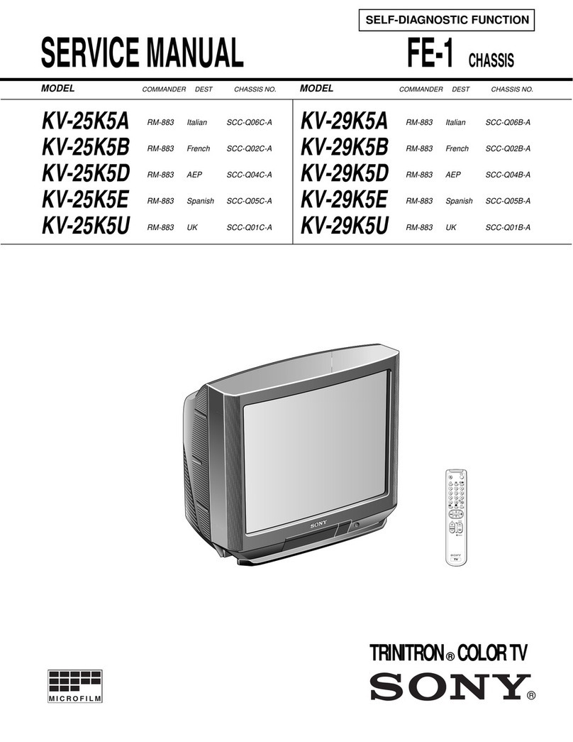 Sony Trinitron KV-25K5A User manual