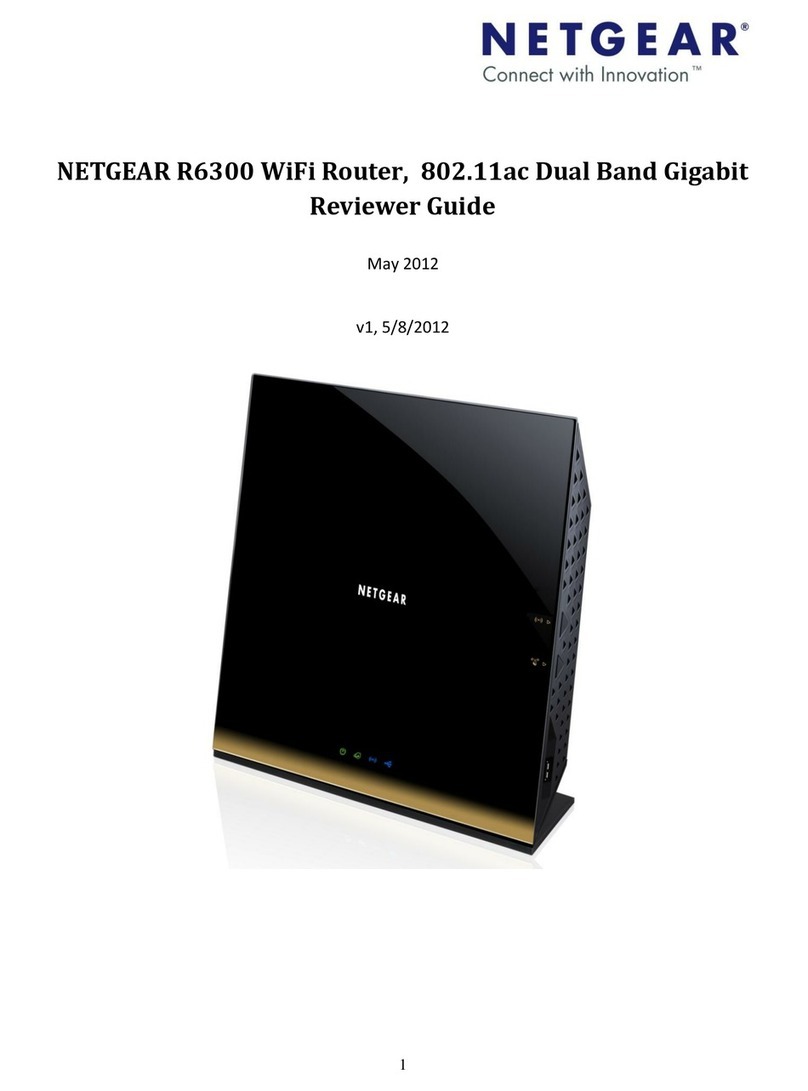 NETGEAR R6300 User manual NETGEAR R6300 User manual