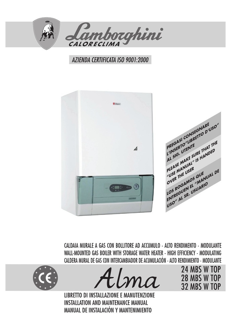 Lamborghini Caloreclima ALMA 24 MBS W TOP Installation and maintenance guide