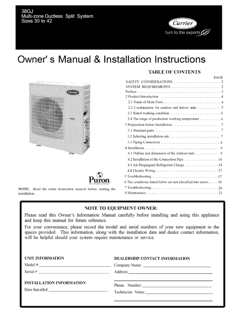 Carrier 38GJ Series Original instructions