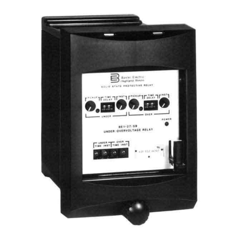 Basler BE1-27 User manual
