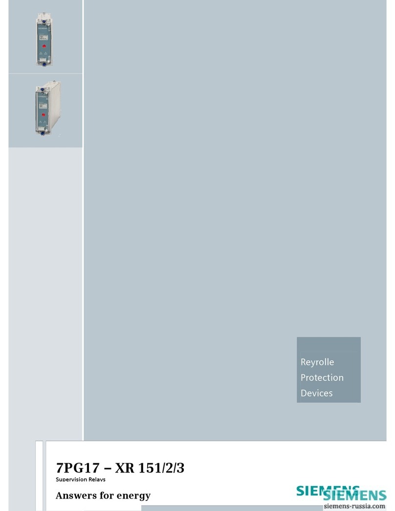 Siemens 7PG17-XR151 User manual