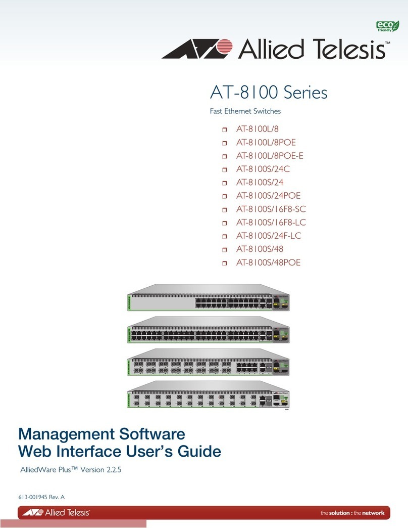 Allied Telesis T-8100L/8 user guide