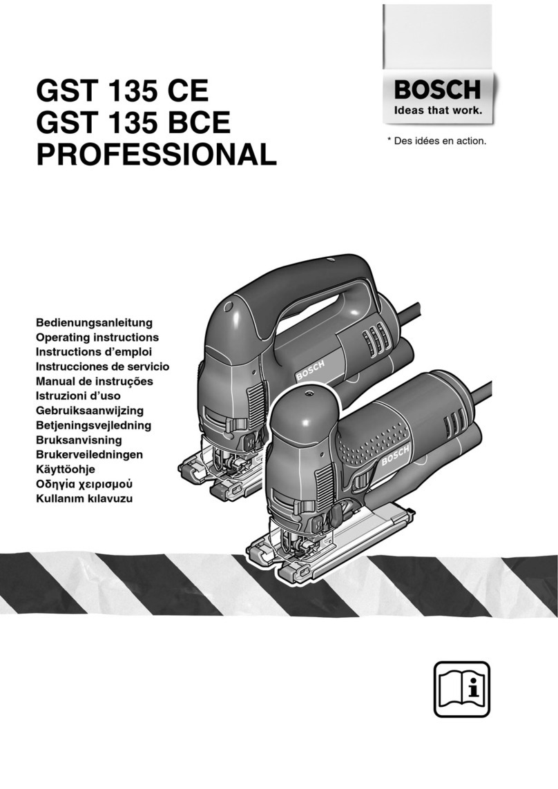 Bosch GST135CE User manual