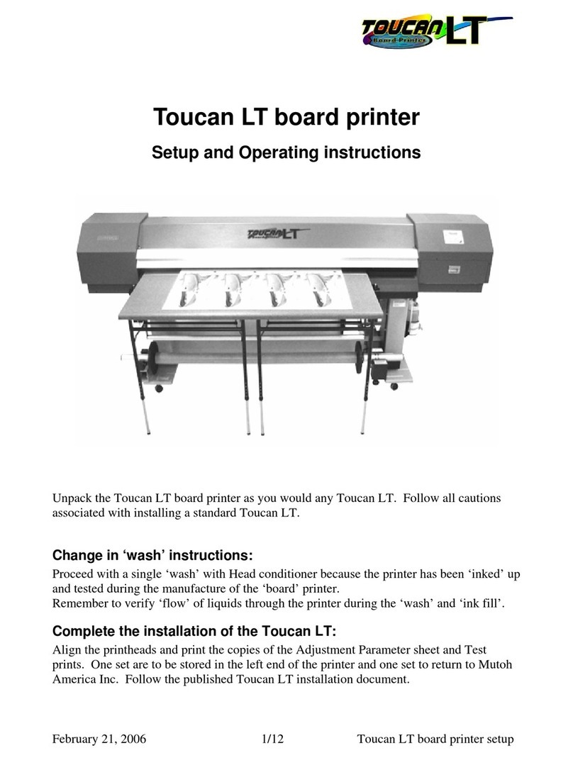 MUTOH toucan lt Operating instructions