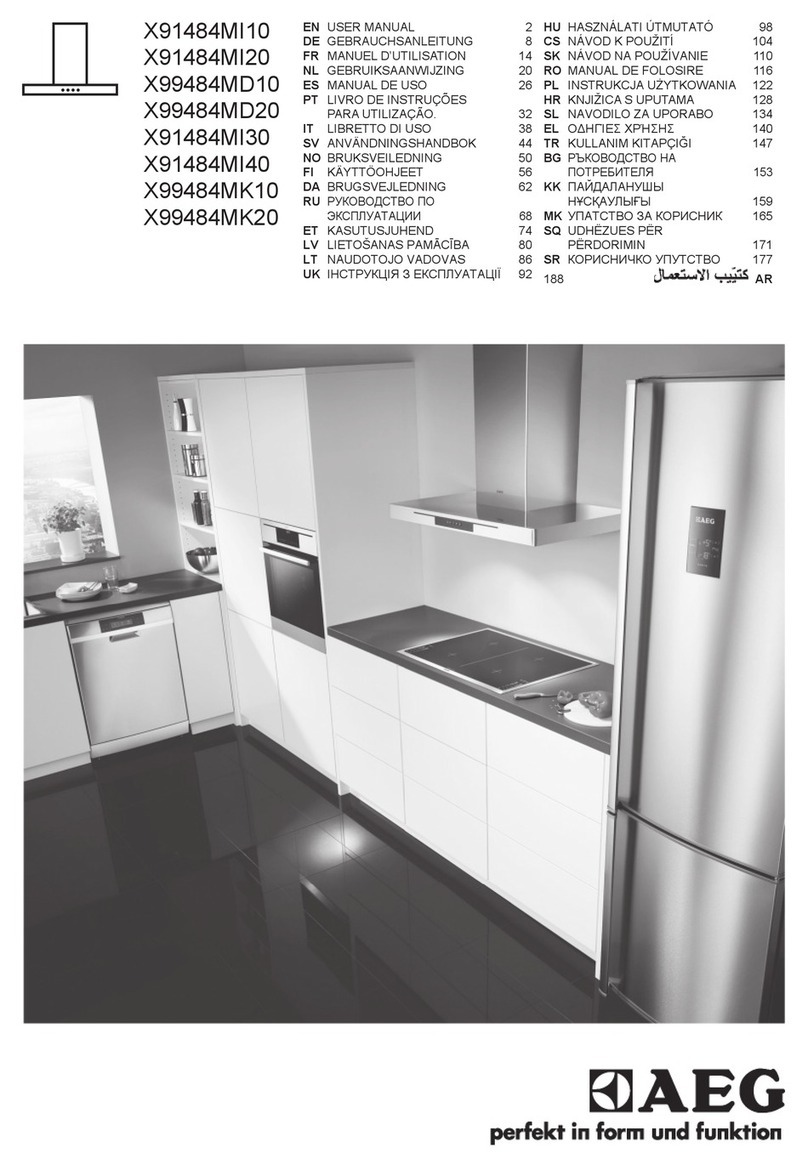 AEG x91484mi10 User manual