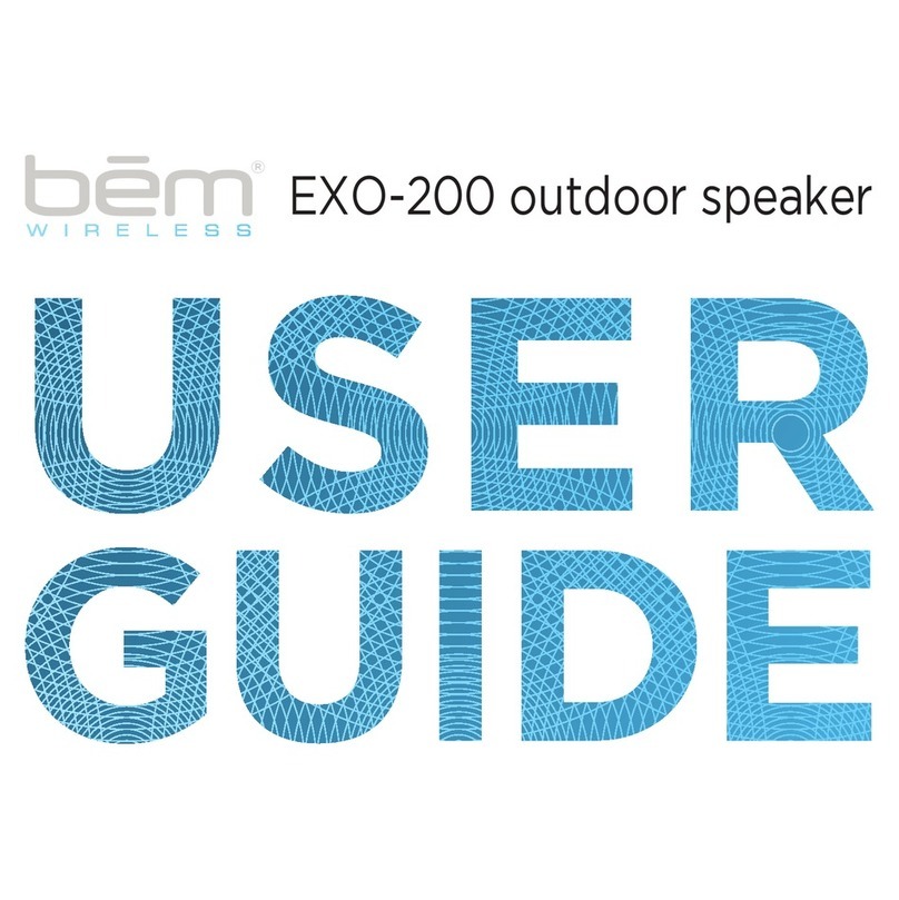 bem wireless EXO-200 user guide