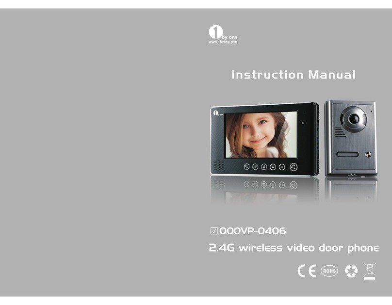 1 BY ONE 000VP-0406 instruction manual