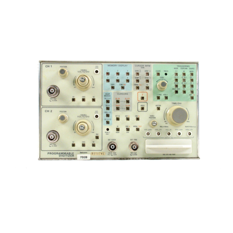Tektronix 7D20 instruction manual