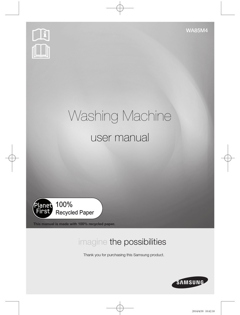 Samsung WA85M4 user manual