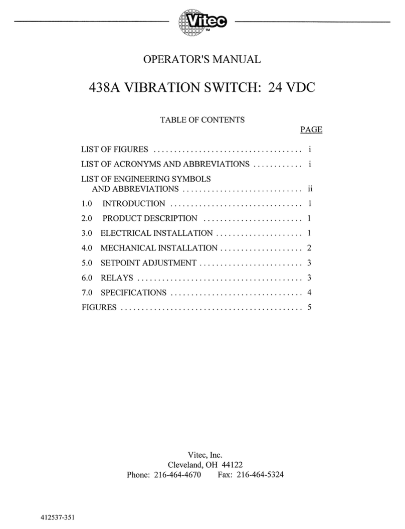Vitec Multimedia 438a Operator's manual