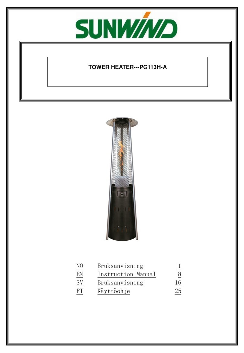 SUNWIND PG113H-A instruction manual