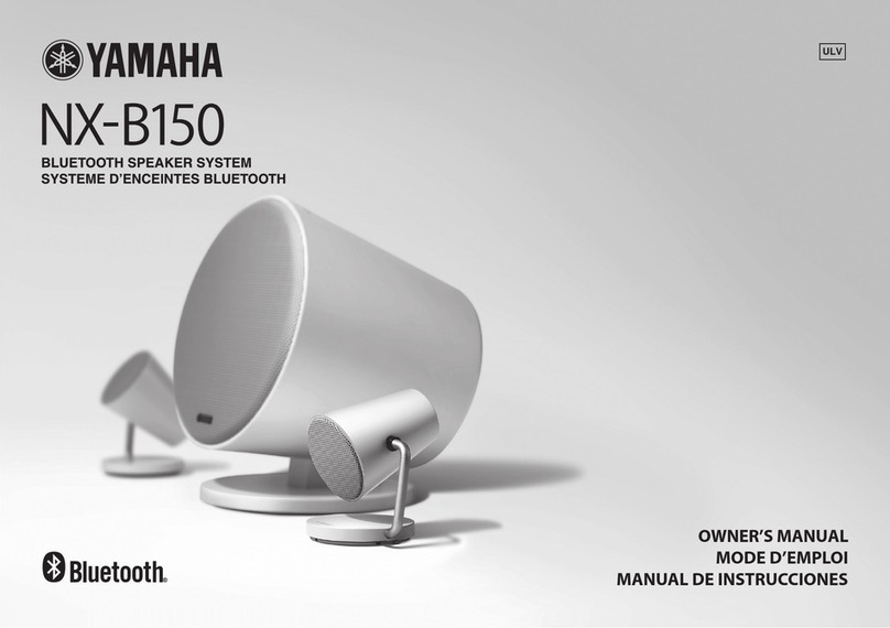 Yamaha NX-B150 owner's manual