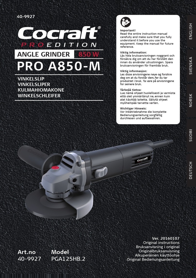 Cocraft PGA125HB.2 Original instructions