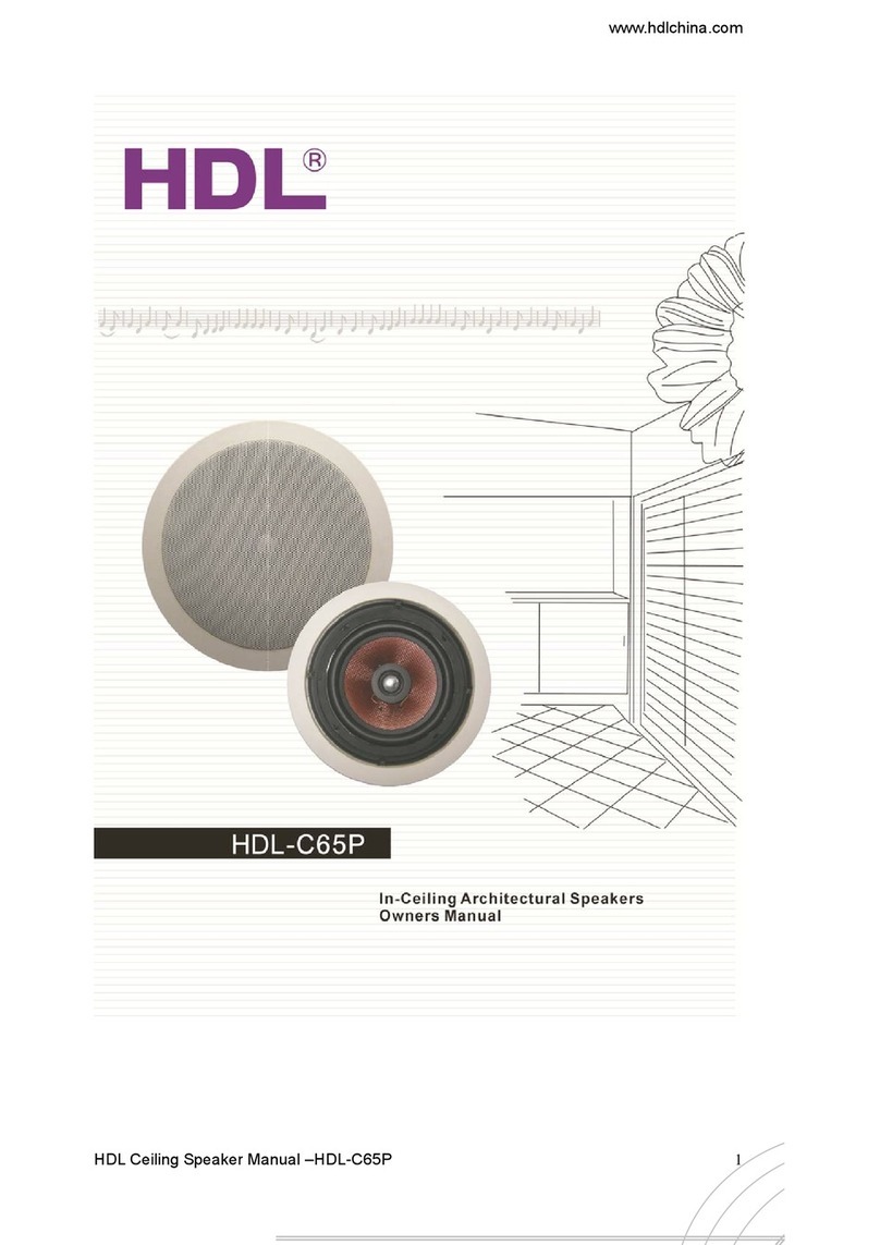HDL c65p owner's manual
