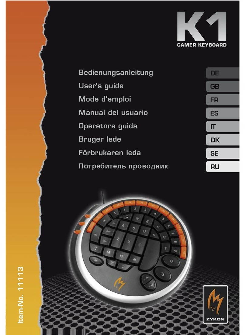 Zykon K1 user guide