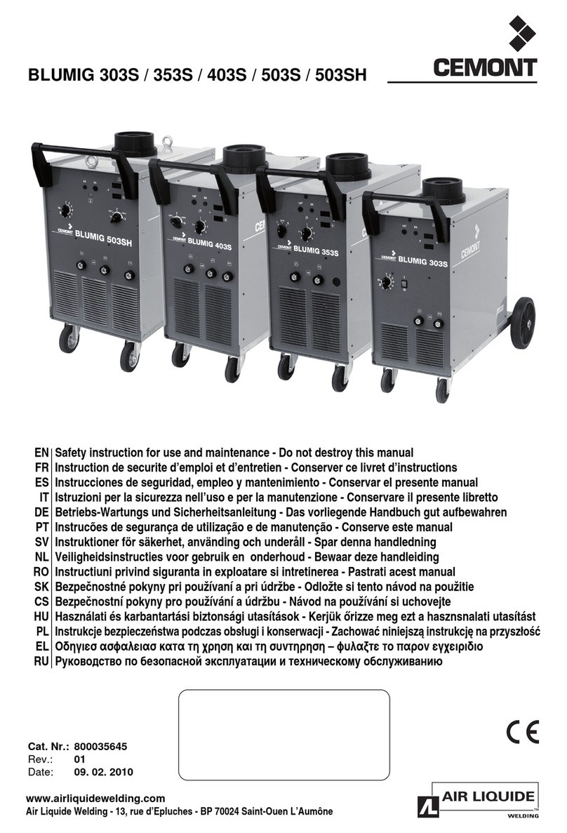 CEMONT Blumig 303S Safety instruction