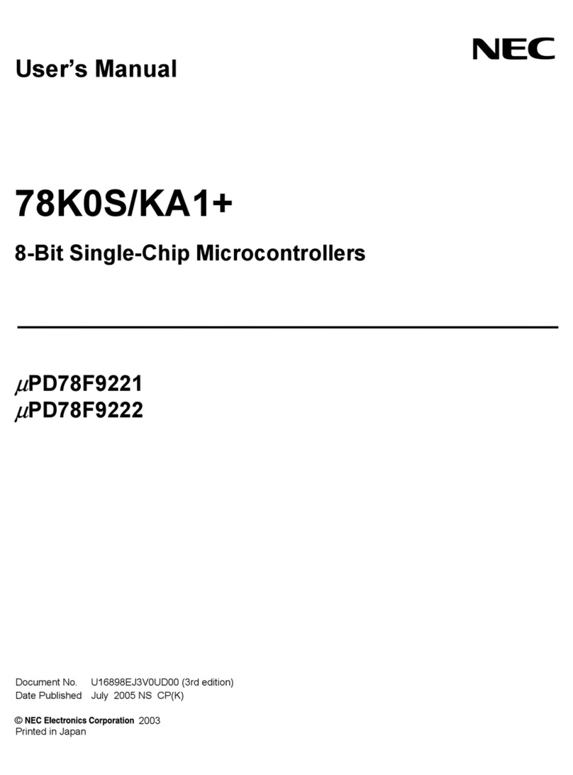 NEC 78K0S/KA1+ User manual