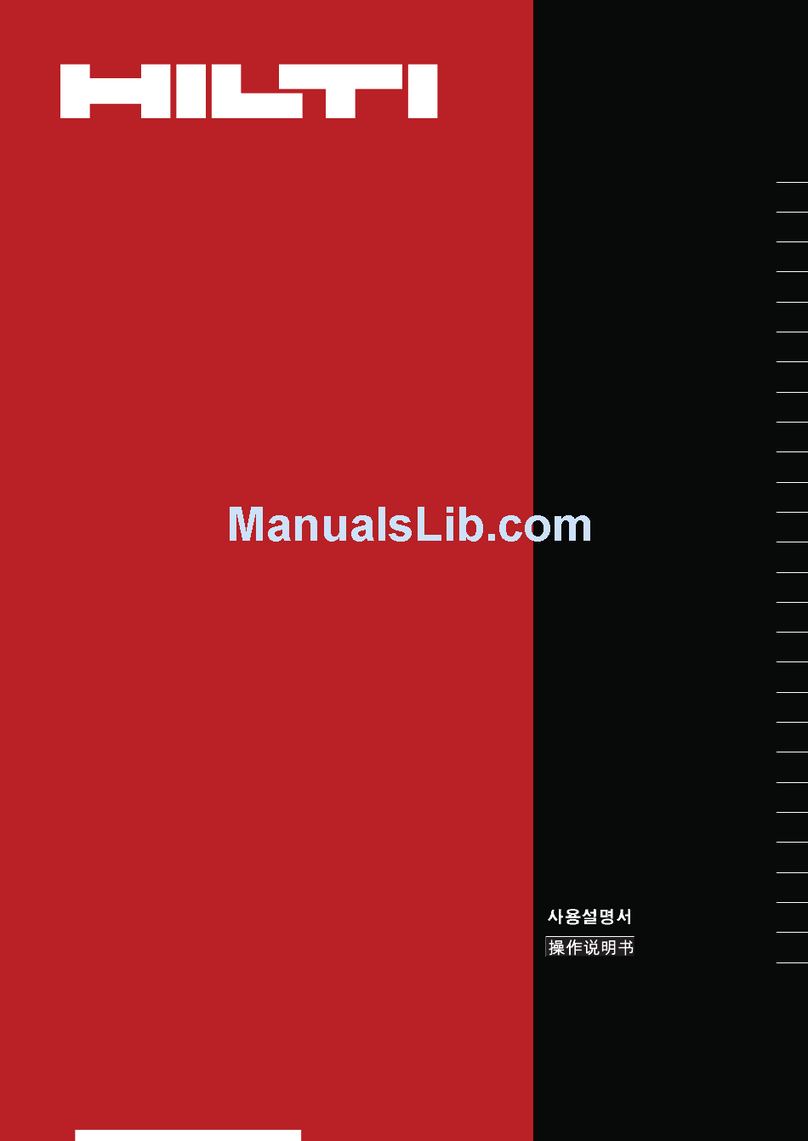 Hilti ST-SG 5.5 User manual