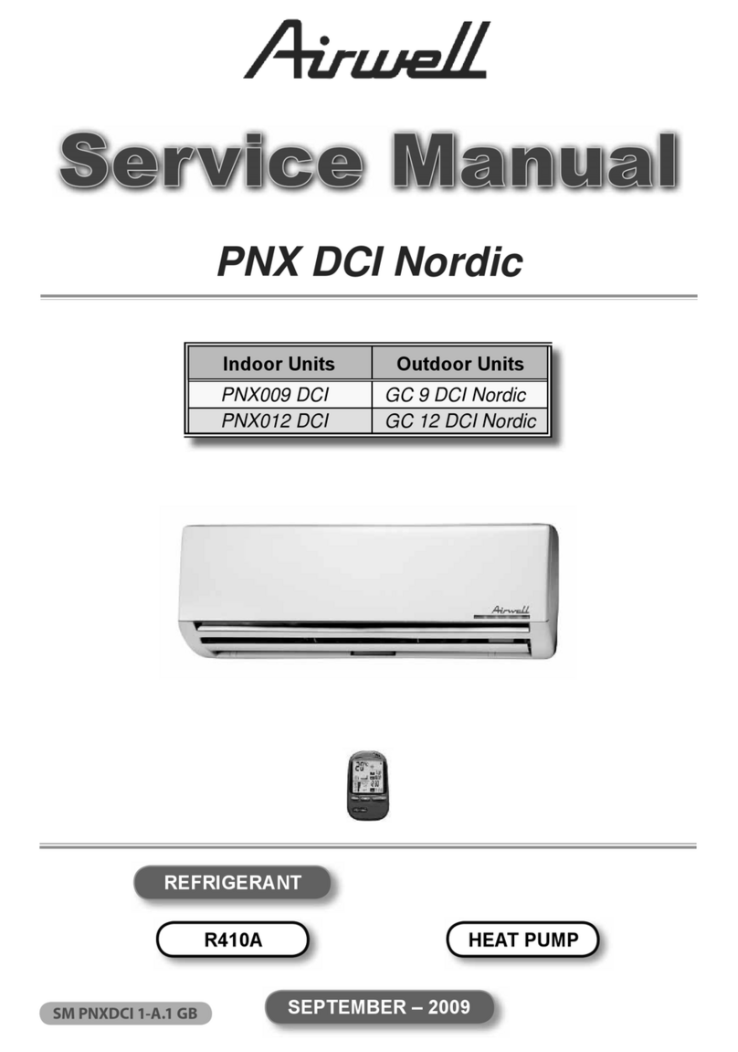 Airwell PNX DCI Nordic User manual