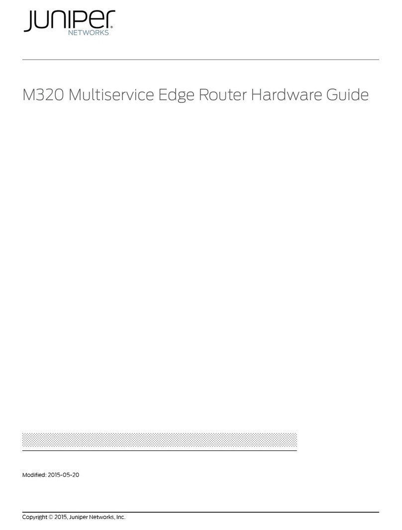 Juniper M320 Installation instructions Juniper M320 Installation instructions