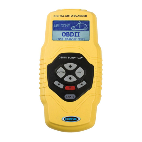 CRX OBD2 instruction manual
