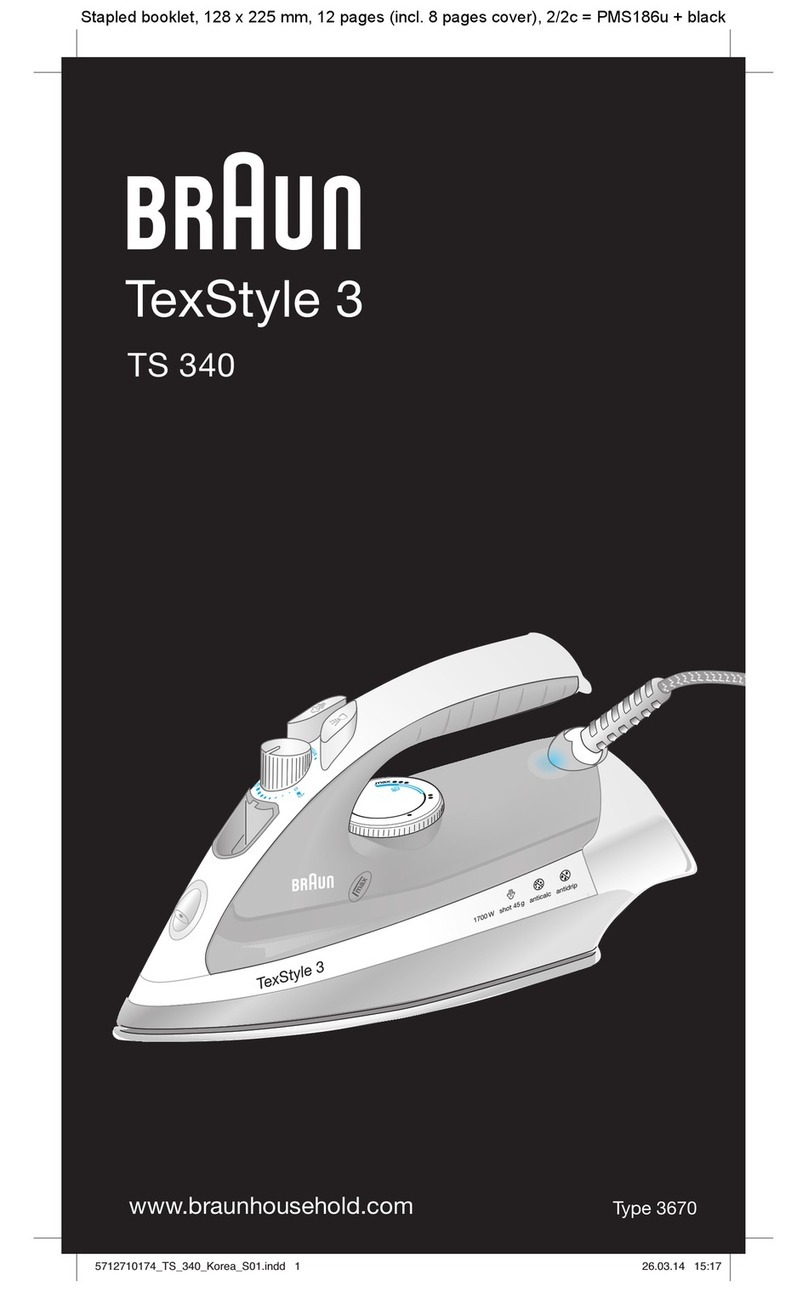 Braun TexStyle 3 TS 340 User manual