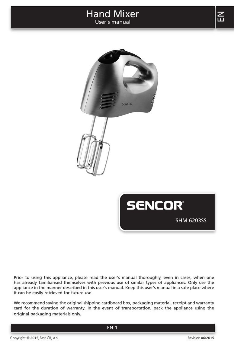 Sencor SHM 6203SS User manual