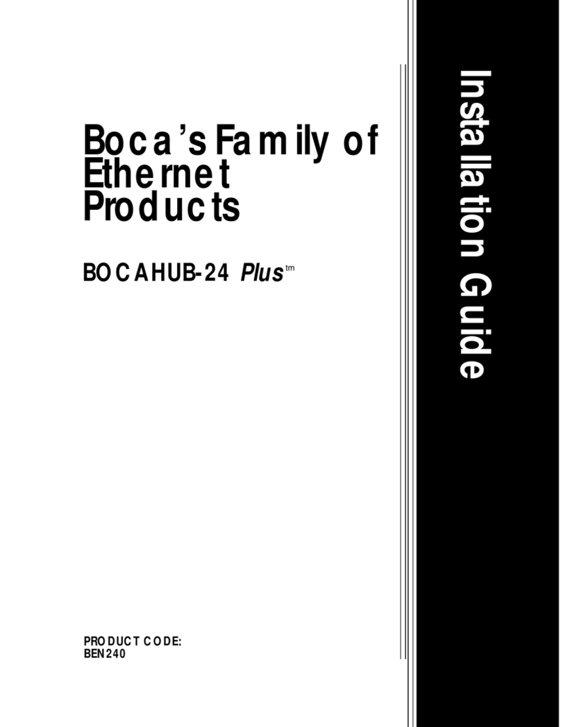 Boca BOCAHUB-24 Plus installation guide