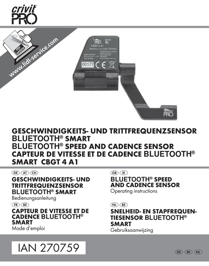 Crivit Pro CBGT 4 A1 operating instructions