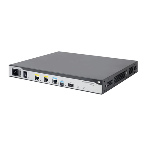 HP FlexNetwork MSR2003 User manual