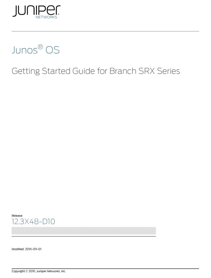 Juniper Junos OS User manual